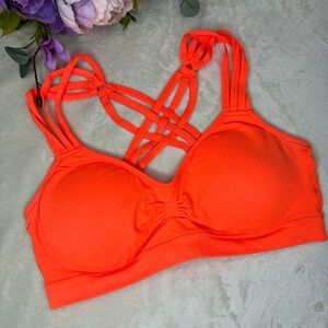 NEW Anemone Bright Orange Strappy Bralette